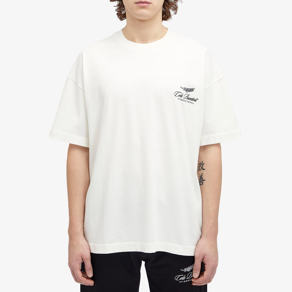 Cole Buxton Men's International T-Shirt Vintage White